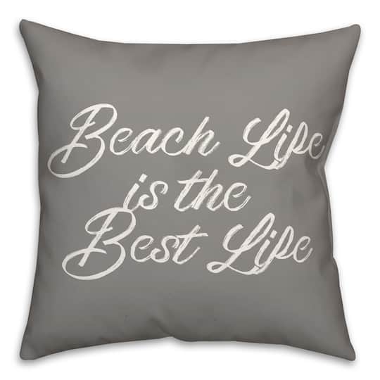 Beach Life Is the Best Life Throw Pillow